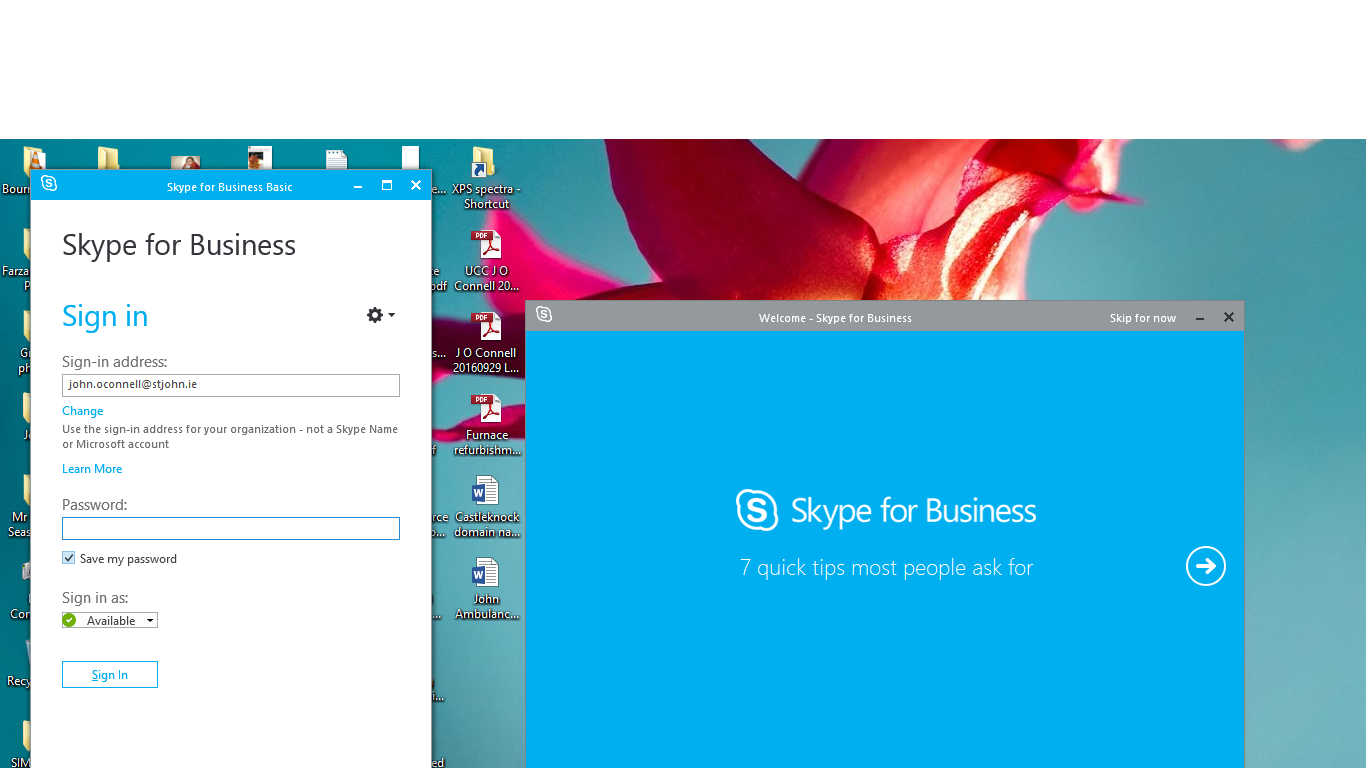 how to use skype for business in office 365